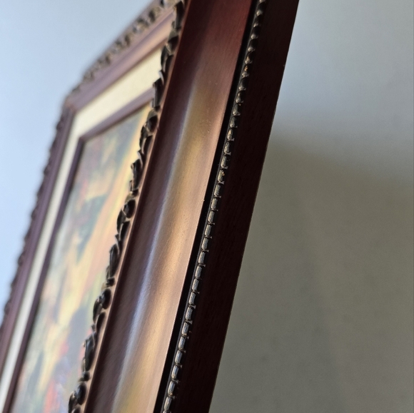 Thomas Kinkade "Spring Gate" Frame Matted COA Access print 12×10 - Picture 7 of 13